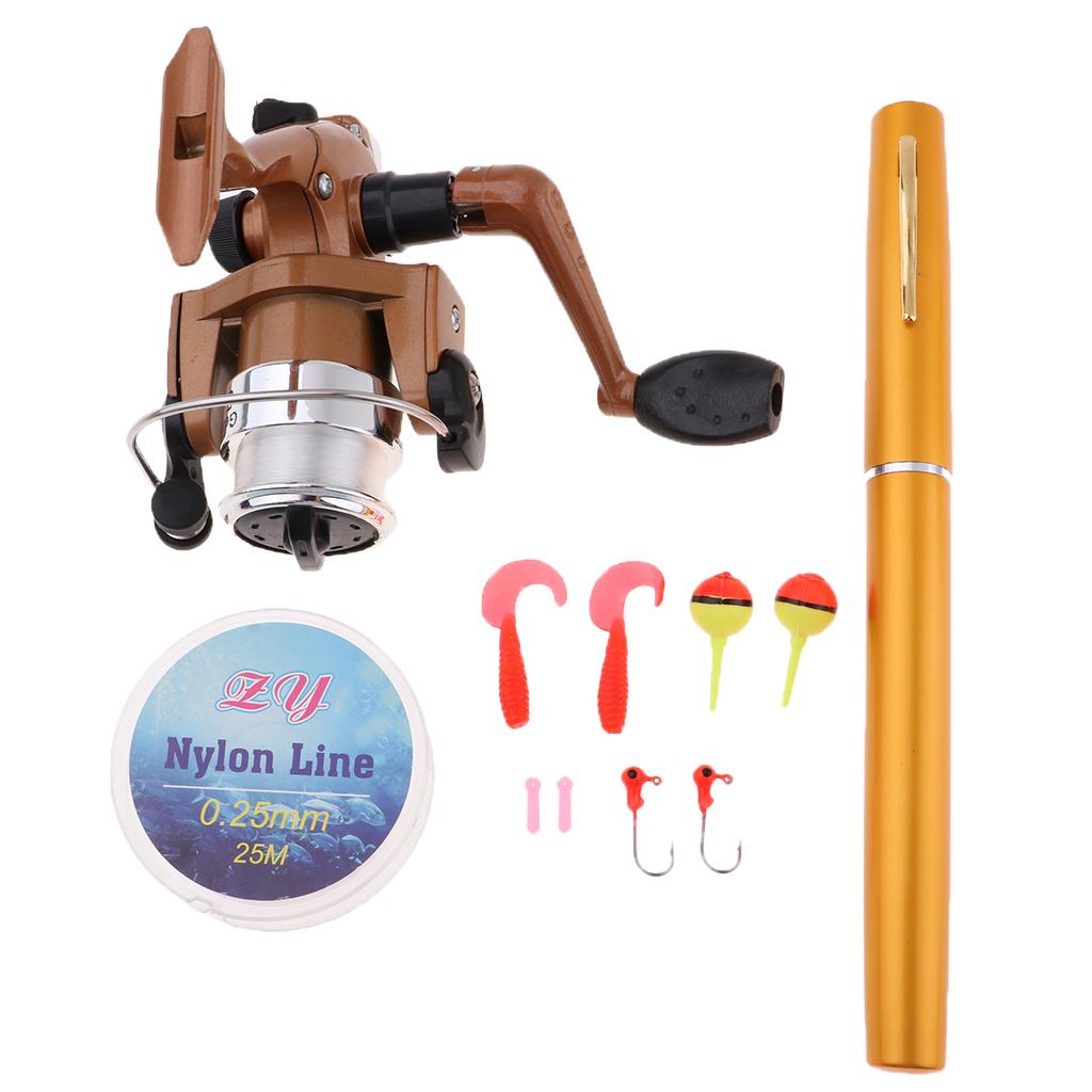 Mini Portable Pocket Fishing P - Fishing Rod Combo 评论和价格