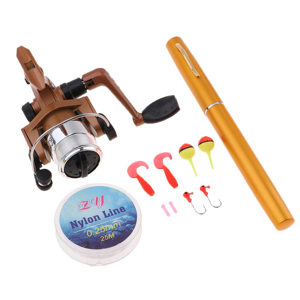 Mini Portable Pocket Fishing P - Fishing Rod Combo 评论和价格