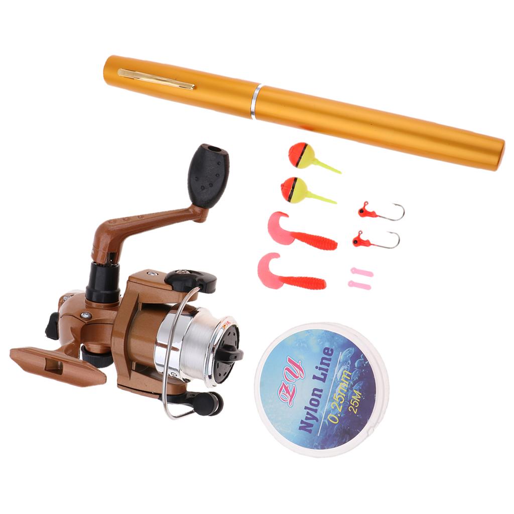 Mini Portable Pocket Fishing P - Fishing Rod Combo 评论和价格